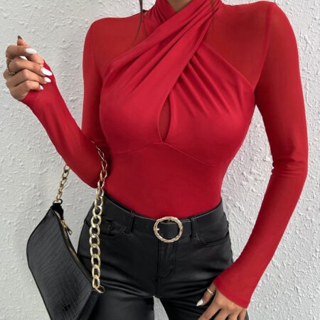 Trendy Criss Cross Halter Top