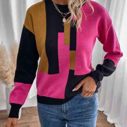 Color Block Sweater