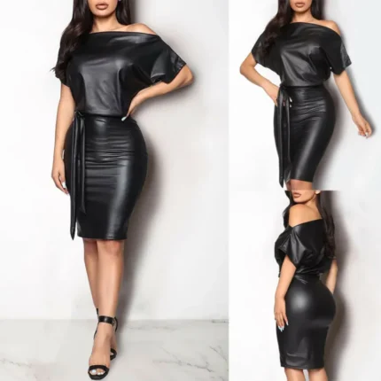 Elegant Office Lady Midi Dress