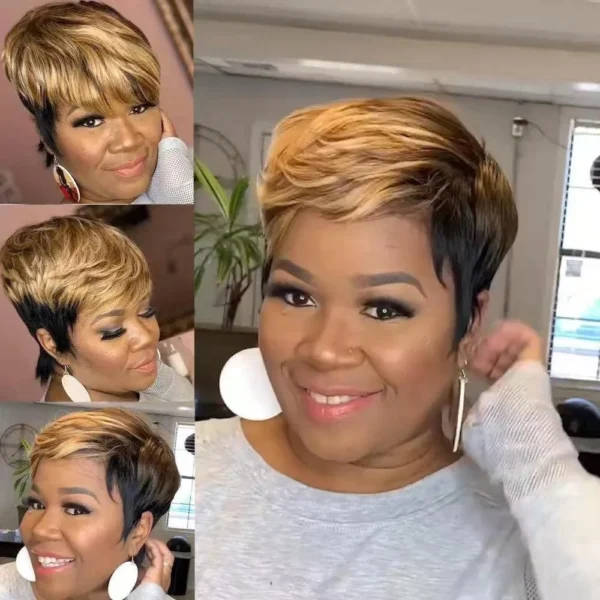 Highlight synthetic wigs