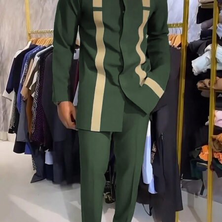 Color-Block Fashion for Men (African wear)
