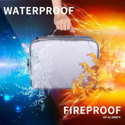 Fireproof  Waterproof Document Organizer Bag