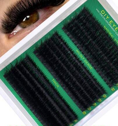 Hinarin Fluffy Lash Clusters 60D+80D+100D/60D+80D+100D+120D/40D+60D+80D/80D/200D Individual Eyelash Thick Cluster Eyelash Extensions D Curl Lashes Clusters 508Pcs/256Pcs/295Pcs/300Pcs/320Pcs/280Pcs/168Pcs/60Pcs Individual Lashes 9-18MM Wispy Cluster Lashes Random Delivery