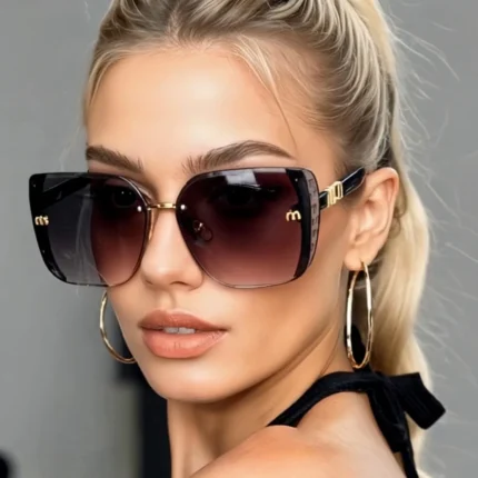 Luxury Retro Designer UV Protection Sunglasses