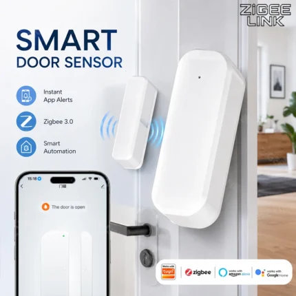 Wireless Magnetic Door & Window Sensor – Smart Home Security Alarm