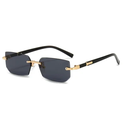 Rimless rectangle Fashion Sunglasses for Women & Men